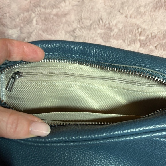 Medium Blue Crossbody Bag - Picture 3 of 5